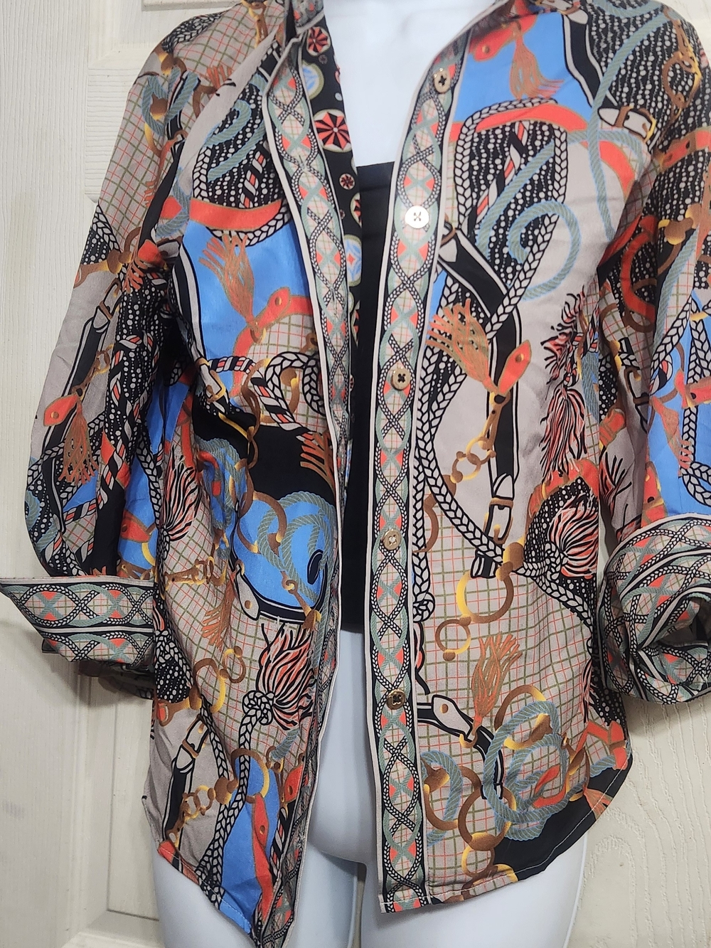 Women’s Multicolor Printed Lightweight Jacket